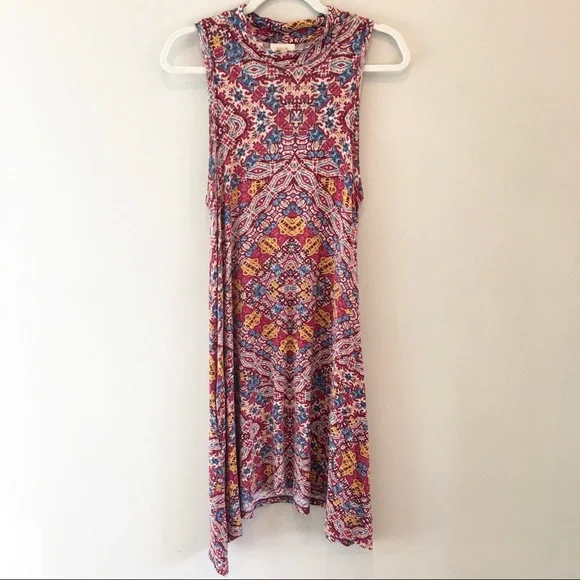Anthropologie Maeve Tribal Print Tank Dress - Picture 2 of 6